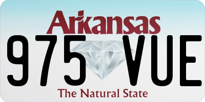 AR license plate 975VUE