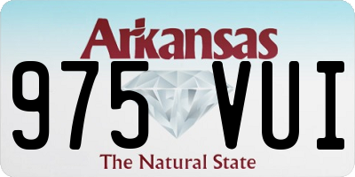 AR license plate 975VUI
