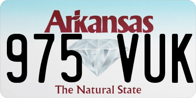 AR license plate 975VUK