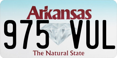 AR license plate 975VUL