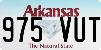 AR license plate 975VUT