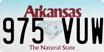 AR license plate 975VUW