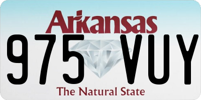 AR license plate 975VUY