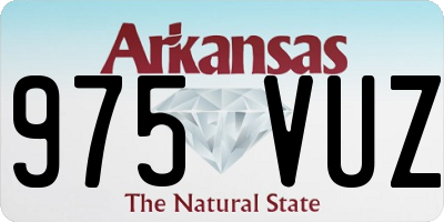 AR license plate 975VUZ