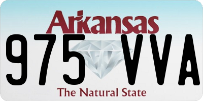 AR license plate 975VVA