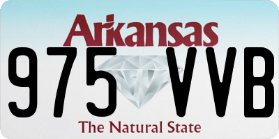 AR license plate 975VVB