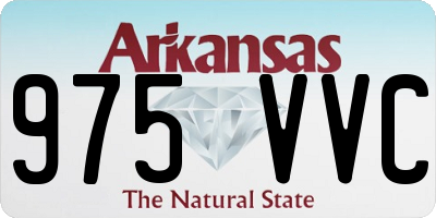 AR license plate 975VVC