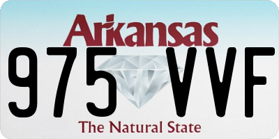 AR license plate 975VVF