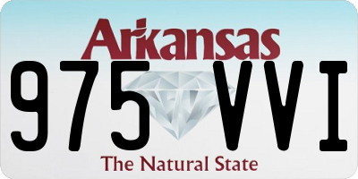 AR license plate 975VVI