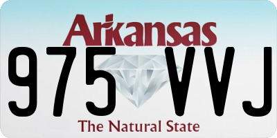 AR license plate 975VVJ