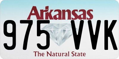 AR license plate 975VVK
