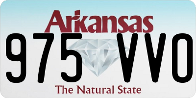 AR license plate 975VVO