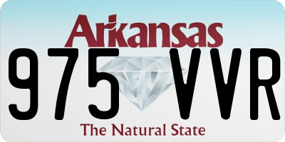 AR license plate 975VVR
