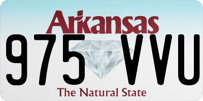 AR license plate 975VVU