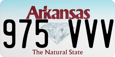 AR license plate 975VVV