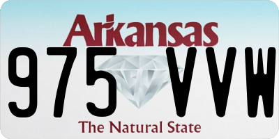 AR license plate 975VVW
