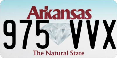 AR license plate 975VVX
