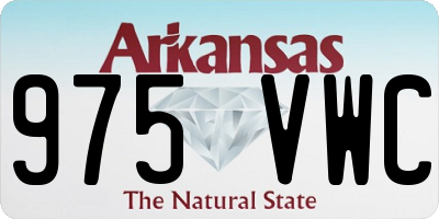 AR license plate 975VWC