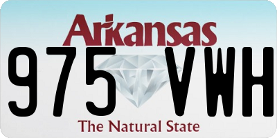 AR license plate 975VWH