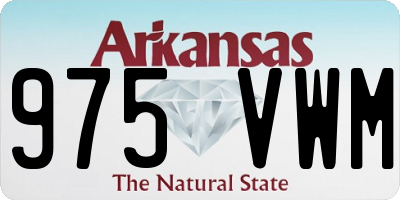 AR license plate 975VWM