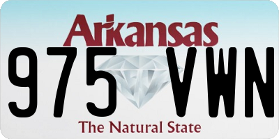 AR license plate 975VWN