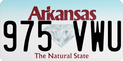 AR license plate 975VWU