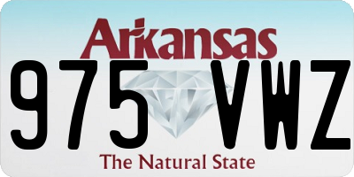 AR license plate 975VWZ