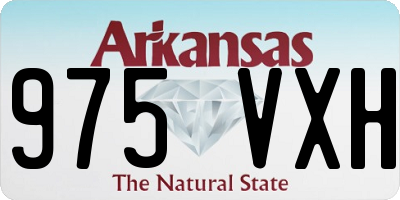 AR license plate 975VXH