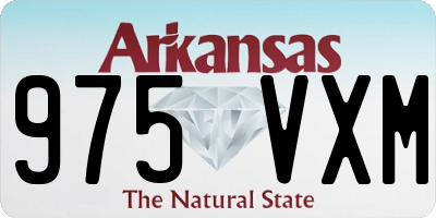 AR license plate 975VXM