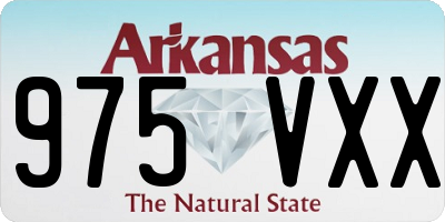 AR license plate 975VXX