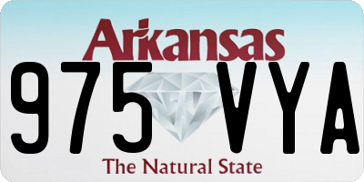 AR license plate 975VYA