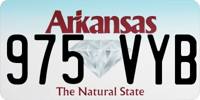 AR license plate 975VYB