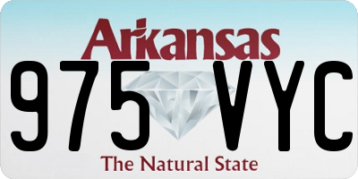AR license plate 975VYC