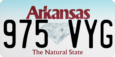 AR license plate 975VYG