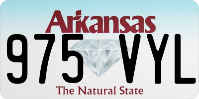 AR license plate 975VYL