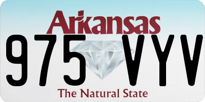 AR license plate 975VYV