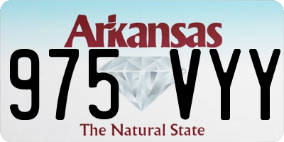 AR license plate 975VYY