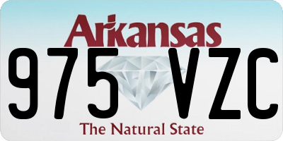 AR license plate 975VZC
