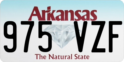 AR license plate 975VZF