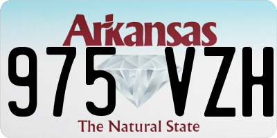AR license plate 975VZH