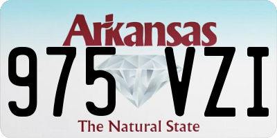 AR license plate 975VZI