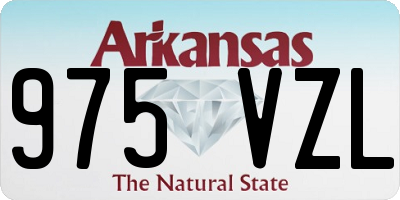 AR license plate 975VZL