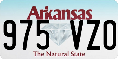 AR license plate 975VZO