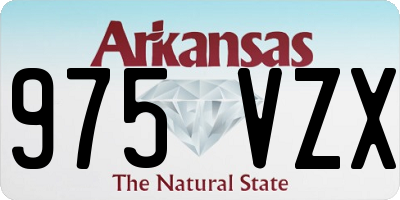 AR license plate 975VZX
