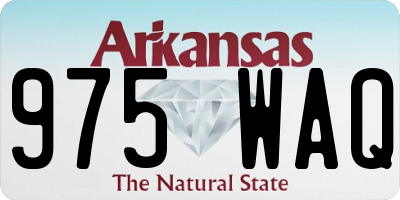 AR license plate 975WAQ