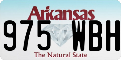 AR license plate 975WBH