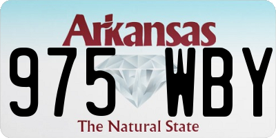 AR license plate 975WBY