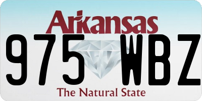 AR license plate 975WBZ