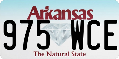 AR license plate 975WCE
