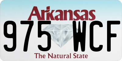 AR license plate 975WCF
